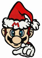 Are you waiting for Christmas? embroidery design