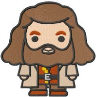 Hagrid embroidery design