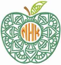Apple NHK embroidery design