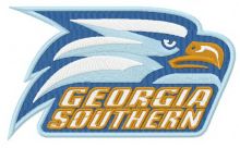 Georgia Southern Eagles logo embroidery design
