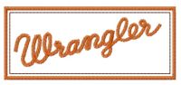 Wrangler embroidery design