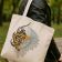 cotton bag Tiger wings embroidery design