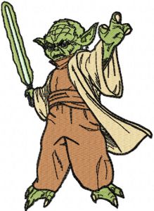 Star Wars Yoda 1  embroidery design