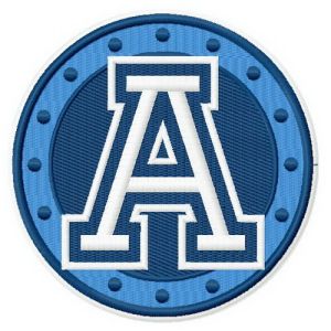 Toronto Argonauts logo embroidery design