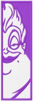 Ursula bookmark embroidery design