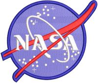 NASA logo embroidery design