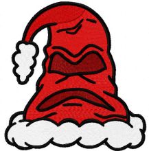 Christmas Sorting Hat embroidery design