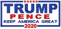 Trump Pence 2020 embroidery design