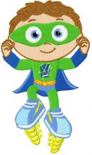 Super Why embroidery design
