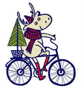 Enjoy winter time 3 embroidery design