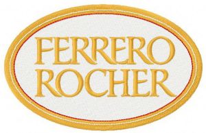 Ferrero Rocher embroidery design