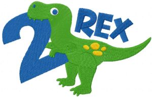 T-rex second birthday