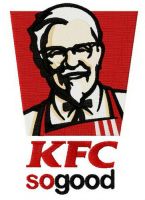 KFC so good embroidery design