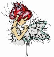 Problem with wings embroidery design