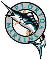 Florida Marlins embroidery design