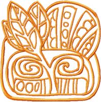 My House - Woods embroidery design