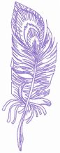 Feather 45 embroidery design