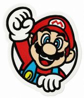 We did it Mario embroidery design
