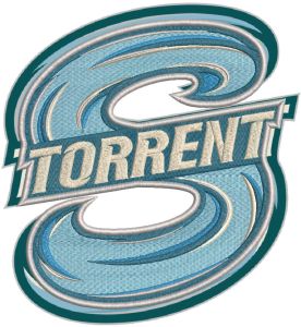 Seattle Torrent logo embroidery design