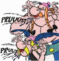 Asterix and Obelix 1 embroidery design