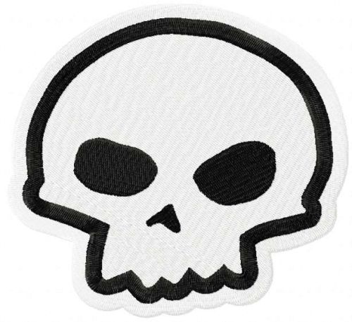 Sids shirt skull embroidery design