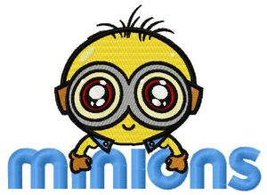 Minions embroidery design