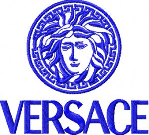 Versace Logo embroidery design
