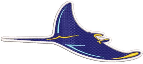 Tampa Bay Rays alternate logo embroidery design