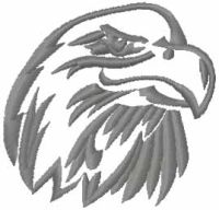 Eagle 3 embroidery design
