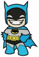Very happy Batman embroidery design