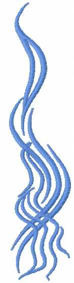 blue tribal sign free machine embroidery design 6
