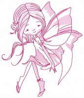 Young fairy 9 embroidery design