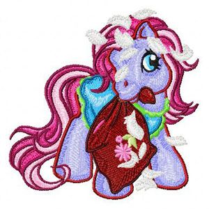 My Little Pony with pillow