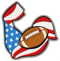 American power embroidery design