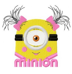 Cute Minion 2 embroidery design