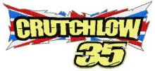Crutchlow #35 logo embroidery design
