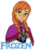 Anna Frozen 6 embroidery design