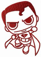 Childhood of Superman embroidery design
