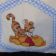 Embroidered playing Tigger with Pooh on nappy bag