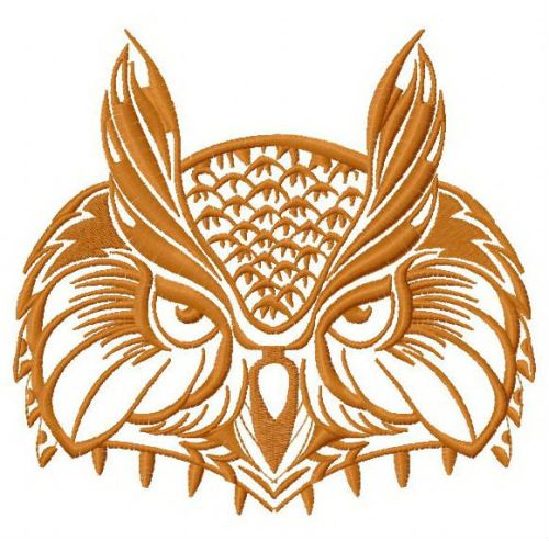 Wise owl 4 machine embroidery design