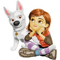 BOLT with Penny embroidery design