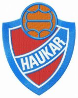 Haukar logo embroidery design