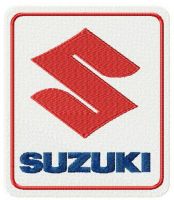 Suzuki logo 2 embroidery design