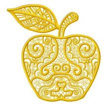 Apple 2 embroidery design