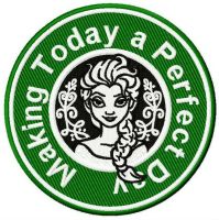 Making today a perfect day embroidery design