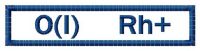 Blood type 2 embroidery design