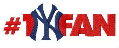 #1 New York Yankees fan machine embroidery design