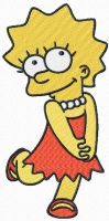 Lisa cute embroidery design