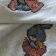 Two towels with bunny and teddy bear machine embroidery design
