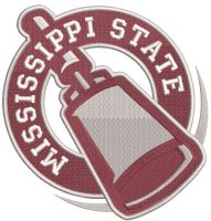 Mississippi State Bulldogs 2023 Secondary Logo embroidery design